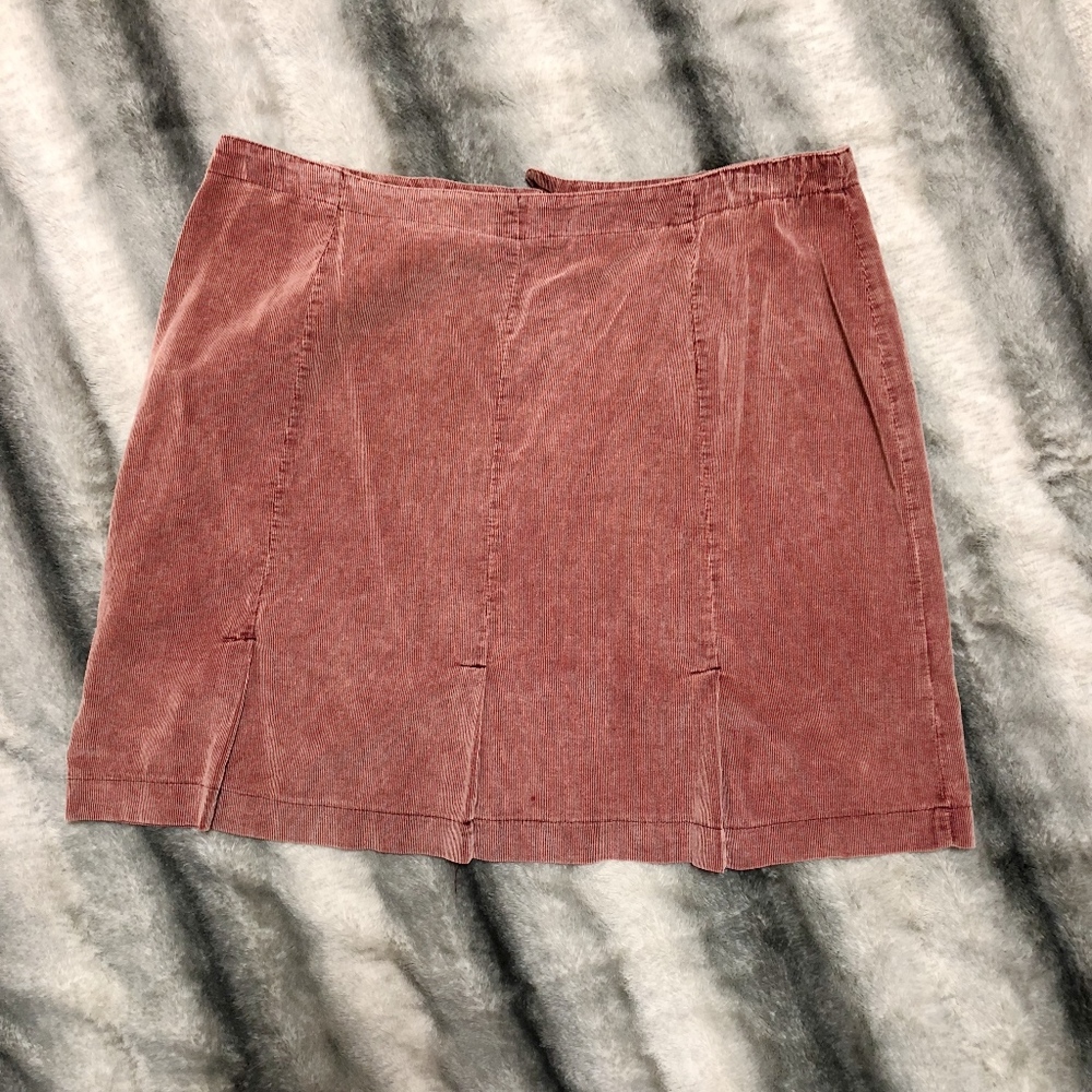 Mauve Corduroy Skirt
